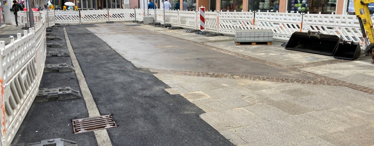 Steinstraße - erster Bauabschnitt beendet